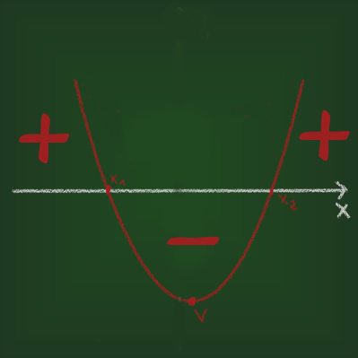 Aprenda a determinar o sinal de uma função quadrática