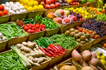 Podemos retirar água também dos vegetais