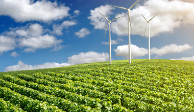 A utilização dos solos, dos ventos e da luz solar são exemplos da exploração dos recursos naturais