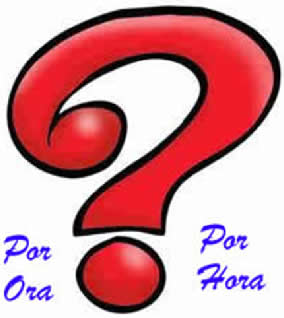 Por ora ou por hora possuem sentidos distintos, aplicáveis a casos particulares