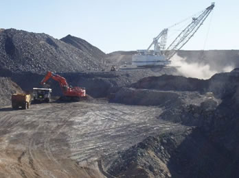 Extração de carvão mineral
