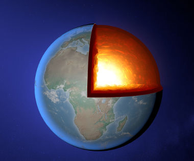 O manto terrestre é a maior entre as camadas do planeta