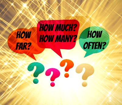 Usamos algumas expressões, como “often” e “far”, com a palavra “how” para elaborar perguntas específicas em inglês