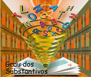 Os substantivos apresentam distintas flexões