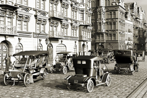 A popularização dos automóveis começou no período da Belle Époque