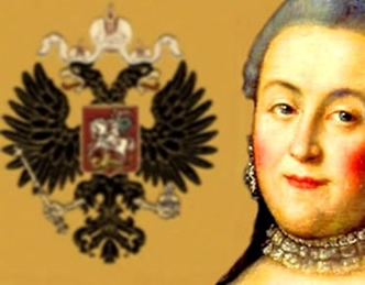 Catarina, a Grande, uma ambiciosa czarina influenciada pelos valores iluministas.