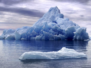 O degelo uma das consequências das modificações climáticas