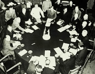Conferência de Potsdam: os acertos para a formação de uma nova ordem político-econômica.
