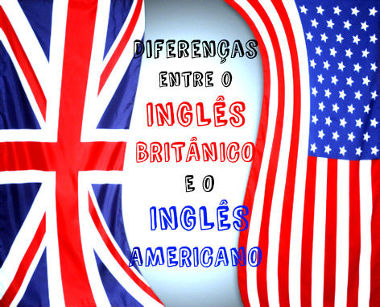 As bandeiras inglesa e estadunidense, respectivamente