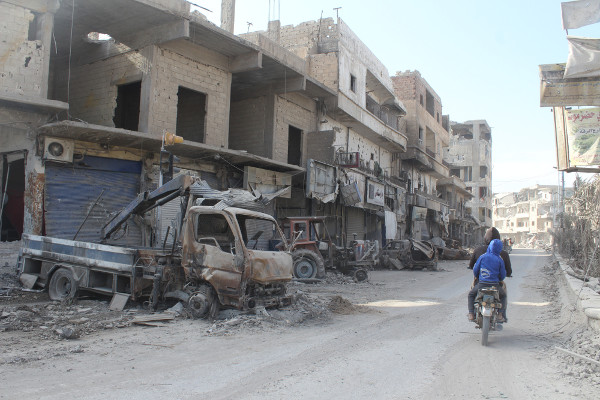 Retrato da destruição em Raqqa após anos de guerra*