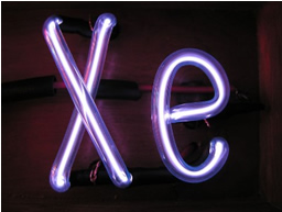 Xenônio: símbolo Xe