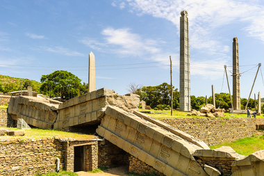 Ruínas dos obeliscos de Axum, Etiópia