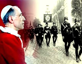O Papa Pio XII se viu pressionado pelas ações violentas das tropas nazistas na Itália.