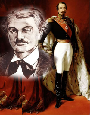 Quando o imperador Napoleão III (na foto colorida) propôs uma recompensa para quem descobrisse um alimento parecido com a manteiga, o químico Hippolyt