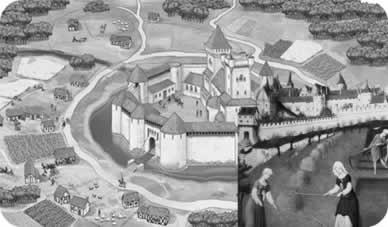 Os camponeses eram duramente explorados pelos nobres nas relações de servidão mantidas durante o feudalismo europeu