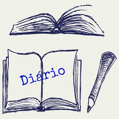 O diário se caracteriza como um gênero textual