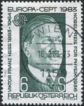 Os raios cósmicos foram descobertos pelo ganhador do Nobel de Física, Victor Franz Hess*