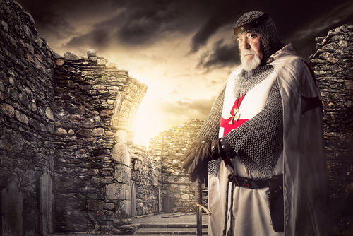 As ordens de cavalaria, como a dos templários, formaram-se após a Primeira Cruzada