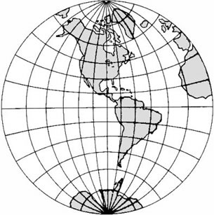 Projeções são técnicas de se representar o mundo esférico em um plano