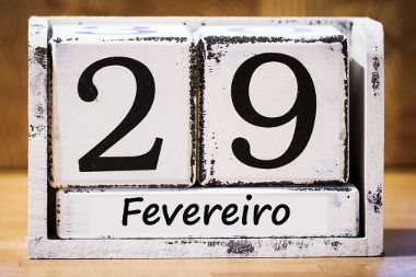 A cada quatro anos, o dia 29 de fevereiro deve ser acrescentado aos nossos calendários