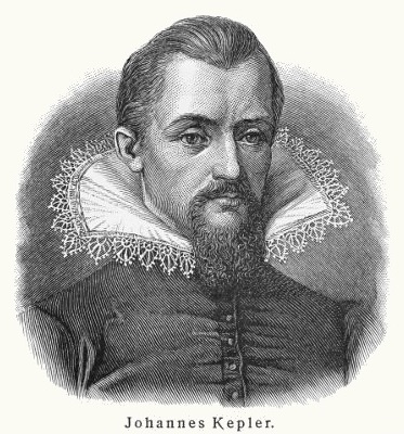 Em sua obra máxima, Kepler mostrou que os planetas descrevem trajetórias elípticas ao redor do Sol