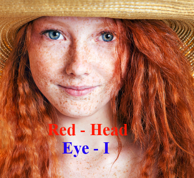Is she a redhead girl? - Yes, she is! / Ela é ruiva? Sim, ela é