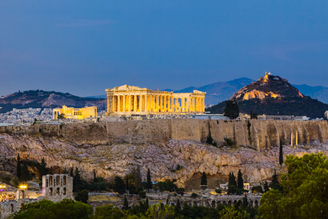 Atenas, na Grécia, foi o berço da democracia ocidental
