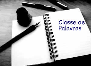 De acordo com a função ou a forma, as palavras integram as variadas classes de palavras