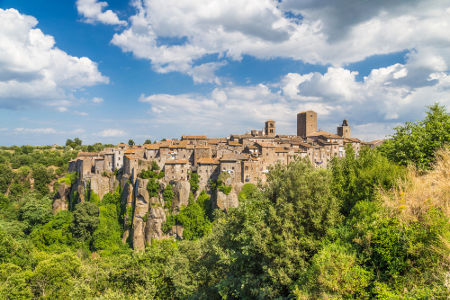 Cidade medieval de Vitorchiano, na Itália