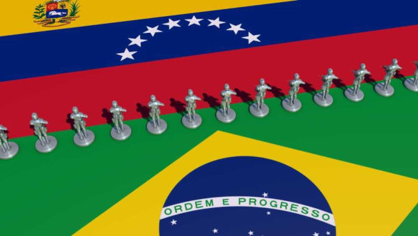 O Brasil recebe um intenso fluxo migratório de venezuelanos, motivado pela crise que assolou a Venezuela.