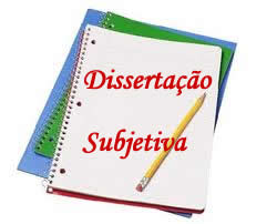 A dissertação subjetiva é demarcada pela exposição de ideias sob um tom mais pessoal