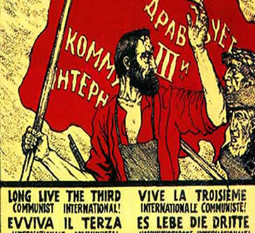 Após a derrubada do czar os comunistas tomaram o poder na Rússia.