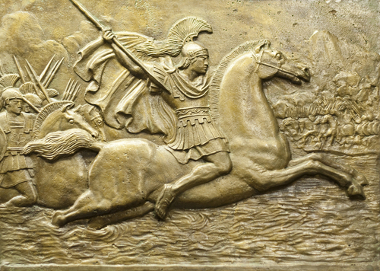 Alexandre Magno (356 a.C; – 323 a.C.) foi um dos maiores imperadores da Antiguidade e também um dos maiores estrategistas militares