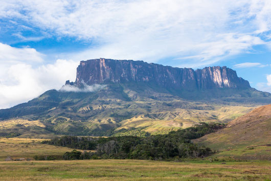 Monte Roraima, na tríplice fronteira entre Brasil, Venezuela e Guianas