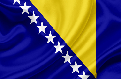 Bandeira da Bósnia-Herzegóvina