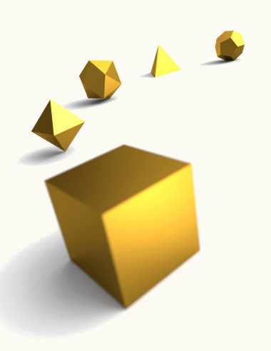 Para calcular o volume dos sólidos geométricos, é preciso saber a sua altura, largura e comprimento