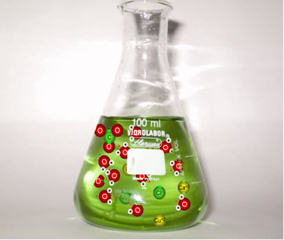 Uma equação química que representa os íons presentes em solução é denominada equação iônica
