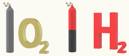 Os gases hidrogênio e oxigênio são exemplos de substâncias cujas moléculas são apolares