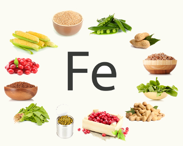 O ferro é encontrado em diferentes tipos de alimento