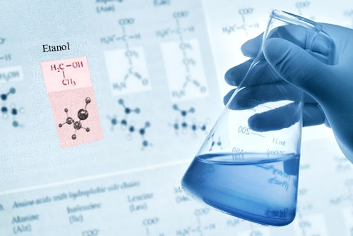 O etanol (álcool etílico) é classificado como monoálcool e como álcool primário