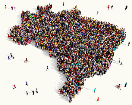 Variedades linguísticas no Brasil Por ser um país de dimensões continentais, o Brasil possui ampla diversidade linguística.